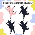 Find the correct shadow game with funny llama