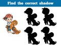 Find the correct shadow: Halloween Characters (pirate)
