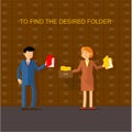 find the desired folder