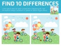 Find differences,Game for kids ,find differences,Brain games, children game,