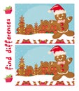 Find differences - Gingerbread santa