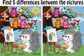 Find the differences between the pictures. Children\'s educational game