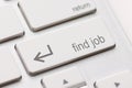 Find job enter button Royalty Free Stock Photo