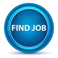 Find Job Eyeball Blue Round Button