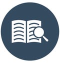Find lesson, Logbook Isolated Vector Icon That can be very easily edit or modified.
