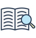 Find lesson, Logbook Isolated Vector Icon That can be very easily edit or modified.
