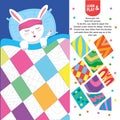 Find Parts Blanket Pair Picture Kid Game Printable Template