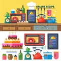 Find recipes online