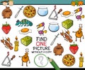 Find single picture game cartoon