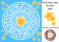 Find the Star maze labirinth game