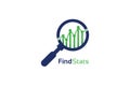 Find stats logo design template