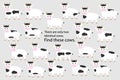 Find two identical cows, education puzzle game for children, preschool worksheet activity for kids, task for the development of