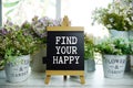 Find Your Happy Quotes Of Inspiration And Motivation Royalty Free Stock Photo