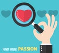 Find your passion background