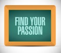 Find your passion message illustration