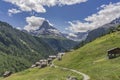 Findelen village below Matterhorn, Zermatt