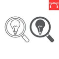 Finder solution line and glyph icon