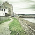 Findhorn path Royalty Free Stock Photo