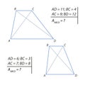 Finding the area of a trapezoids ABCD