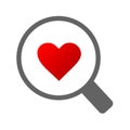 Finding Partner icon vector logo