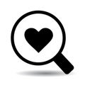 Finding Partner icon vector logo