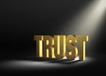 Finding Trust Royalty Free Stock Photo