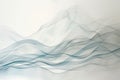 Fine, abstract lines in light gray and blue, representing pathways and connectivity Royalty Free Stock Photo