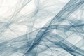 Fine, abstract lines in light gray and blue, representing pathways and connectivity Royalty Free Stock Photo