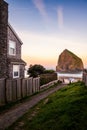 Starting the Day at Cannon Beach Royalty Free Stock Photo