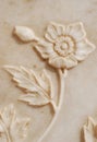 Fine Carves of Flower Royalty Free Stock Photo