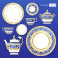 Fine China - Set of porcelain.