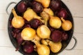 Fine crop of vegetables from your own garden Royalty Free Stock Photo