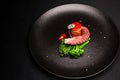 Fine dining style dish with octopus