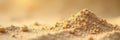 Fine, dry soil, light beige tones, subtle texture, background, sand Royalty Free Stock Photo