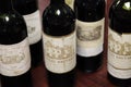 Fine French Collectors Chateau wines Royalty Free Stock Photo