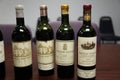 Fine French Collectors Chateau wines Royalty Free Stock Photo