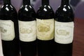 Fine French Collectors Chateau wines Royalty Free Stock Photo