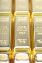 Fine gold 999,9. Royalty Free Stock Photo