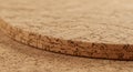 Fine, granular cork texture with a natural appearance, featuring a smooth surface with Royalty Free Stock Photo