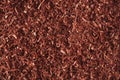 Fine grated chocolate background Royalty Free Stock Photo