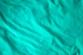 Fine green Textile with Ripples and Folds light Banner Royalty Free Stock Photo