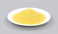 Fine Ground Corn Meal Gray Background