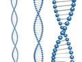 Fine image 3d of dna illustration