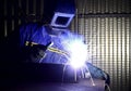 Fine image of welder of work 01 Royalty Free Stock Photo