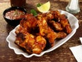 Barbecue - Chicken Wings Royalty Free Stock Photo