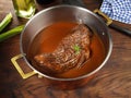 Fine Meat - Braised Beef Roast in a Pot Royalty Free Stock Photo