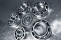 Fine-mechanical bearings Royalty Free Stock Photo