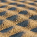 Fine sand forms a checkerboard pattern Royalty Free Stock Photo