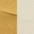 Fine sand textures are displayed side by side in this image. The left side features a Royalty Free Stock Photo