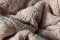 Fine textured and voluminous fabric in pink. Embossed textile pattern, pleasant to the touch and delicate